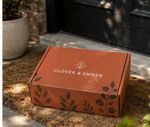 Branded PR boxes with logo
