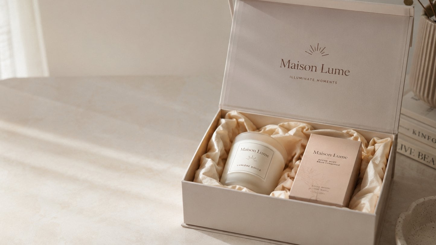 Custom printed PR boxes with logo